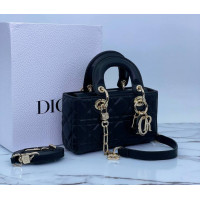 Сумка Christian Dior Lady Mini Cannage черная