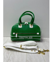 Сумка Christian Dior Oblique зеленая