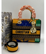 Сумка Christian Dior Lady разноцветная 