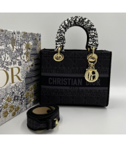 Сумка Christian Dior Lady Graphic Black