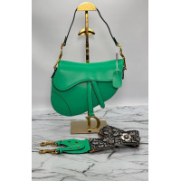 Сумка Christian Dior Saddle ярко-зеленая 