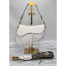 Сумка Christian Dior Saddle white