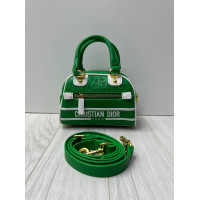 Christian Dior сумка женская Oblique зеленая маленькая 
