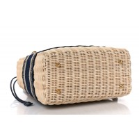 Сумка Christian Dior Wicker Oblique Medium Lady Dior Blue