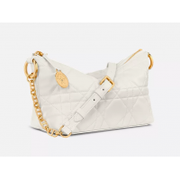 Сумка хобо Dior Star White с цепочкой