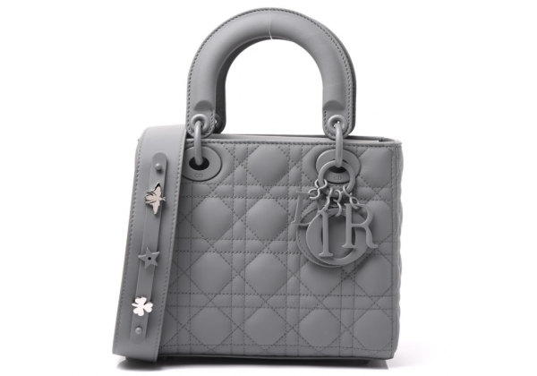Сумка Christian Dior Lady серая