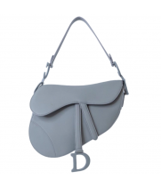 Сумка Christian Dior Saddle Mono Grey с ремнем