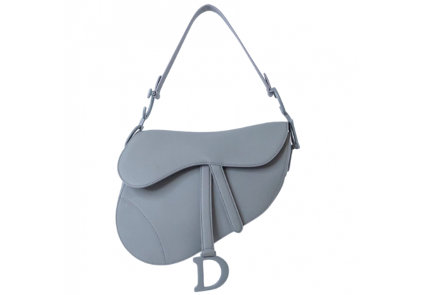 Сумка Christian Dior Saddle Mono Grey с ремнем