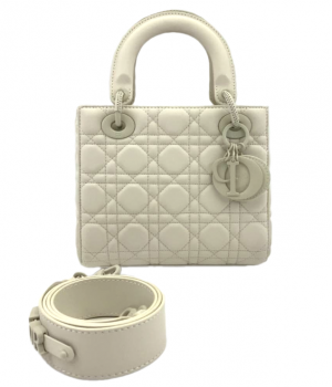 Сумка Lady Dior Small Milky White