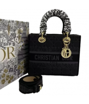 Сумка Christian Dior Lady Graphic Black