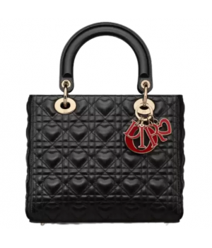 Сумка Dior Lady Dioramour черная