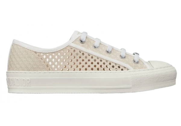 Кеды Walk N Dior Cream Mesh Embroidery