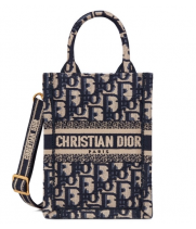 Сумка Christian Dior Lady Toile de Jouy Blue