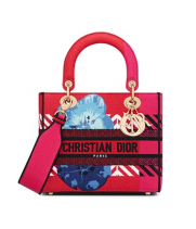 Сумка Christian Dior Lady Red Flower