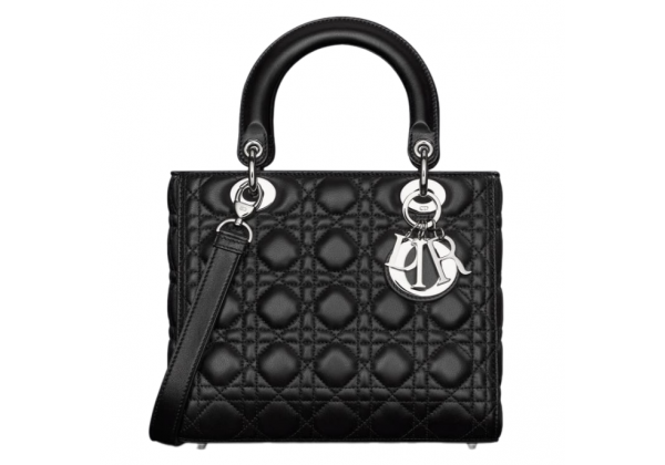 Сумка Christian Dior Lady Mate Black Silver