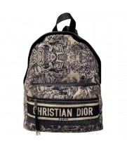 Рюкзак Christian Dior серо-черный