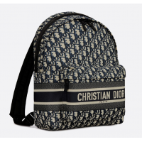 Рюкзак Christian Dior Travel Blue Oblique Technical Jacquard