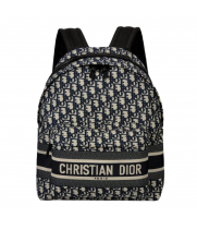 Рюкзак Christian Dior Travel Blue Oblique Technical Jacquard