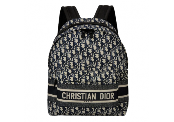 Рюкзак Christian Dior Travel Blue Oblique Technical Jacquard