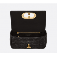 Сумка Christian Dior Black Supple Cannage Calfskin