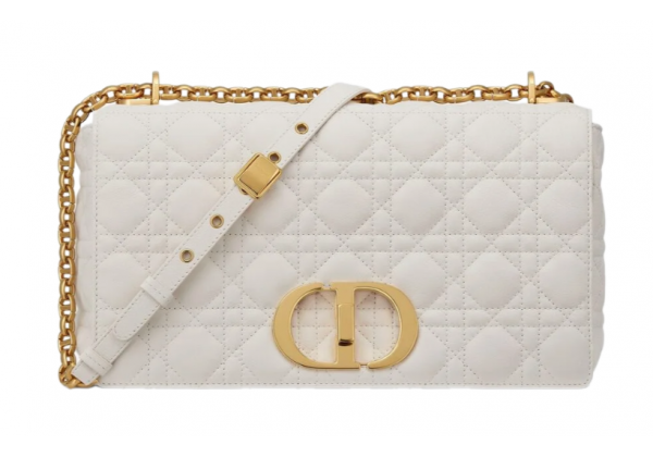 Сумка Christian Dior Caro White Supple Cannage Calfskin