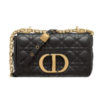 Сумка Christian Dior Black Supple Cannage Calfskin