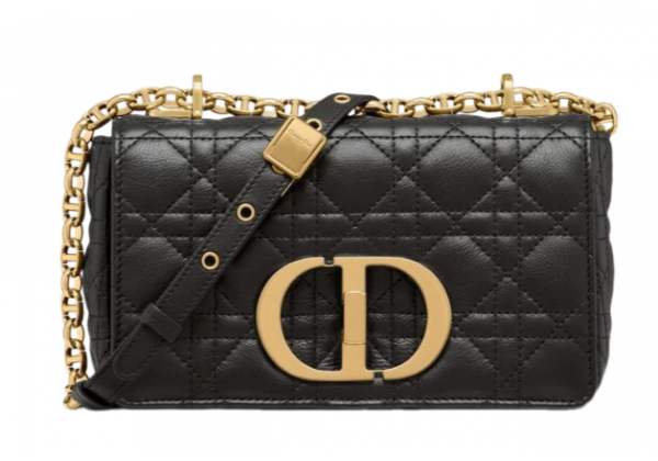 Сумка Christian Dior Black Supple Cannage Calfskin