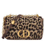 Cумка Christian Dior Caro Mizza Leopard Brown