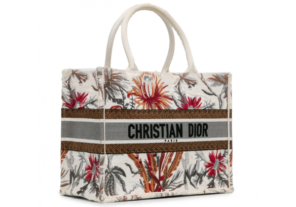 Сумка Dior Book Tote Toile de Jouy Tropicalia