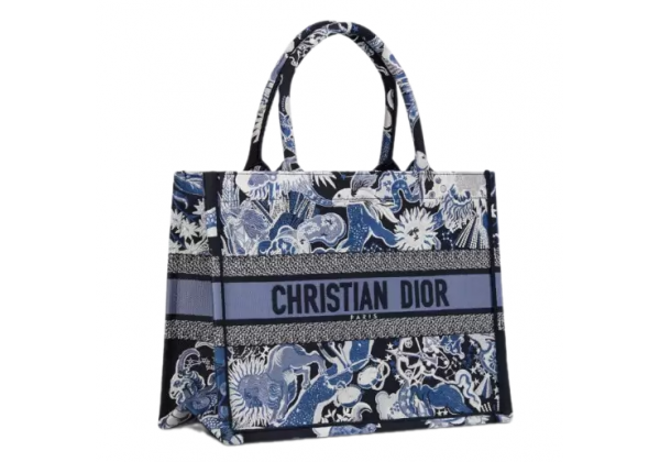 Сумка Dior Book Tote синяя 