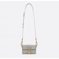 Сумка Christian Dior 30 Montaigne Gray Box Calfskin