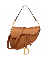 Сумка Christian Dior Saddle Brown с ремнем