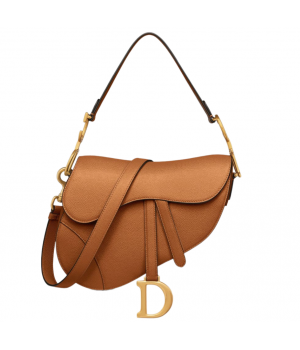 Сумка Christian Dior Saddle Brown с ремнем