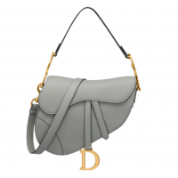 Сумка Christian Dior Saddle Grey Gold