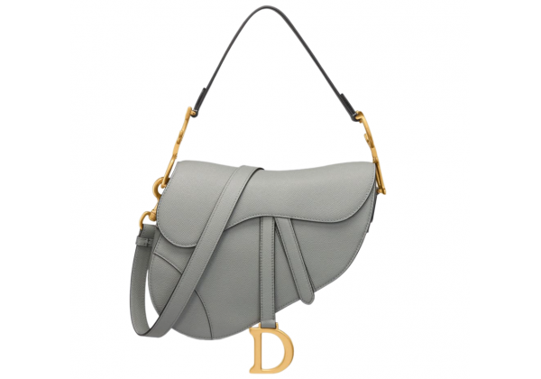 Сумка Christian Dior Saddle Grey Gold