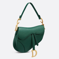 Сумка Christian Dior Saddle Dark Green с ремнем