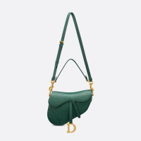 Сумка Christian Dior Saddle Dark Green с ремнем