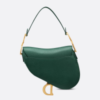 Сумка Christian Dior Saddle Dark Green с ремнем