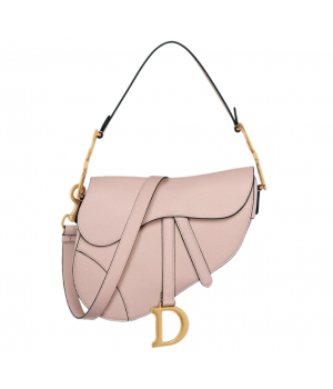 Сумка Christian Dior Saddle моно розовая