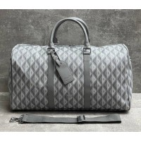 Сумка Christian Dior Leather Crossbody Travel Grey