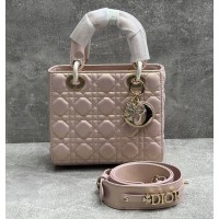 Сумка Christian Dior Lady ABCDior Cannage Pale Pink