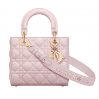 Сумка Christian Dior Lady ABCDior Cannage Pale Pink