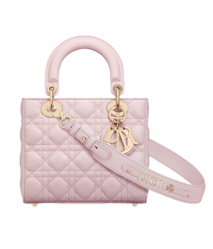 Сумка Christian Dior Lady ABCDior Cannage Pale Pink