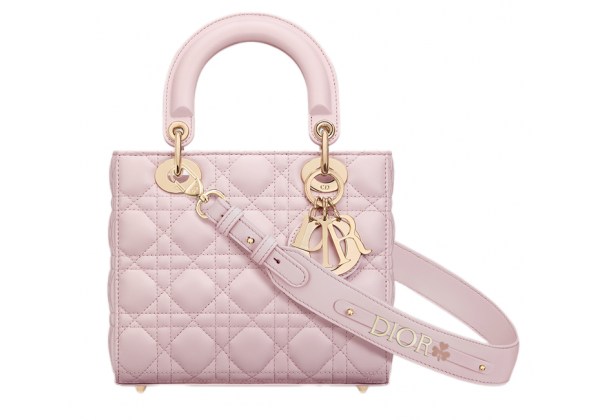 Сумка Christian Dior Lady ABCDior Cannage Pale Pink