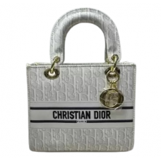 Сумка Christian Dior Lady белая