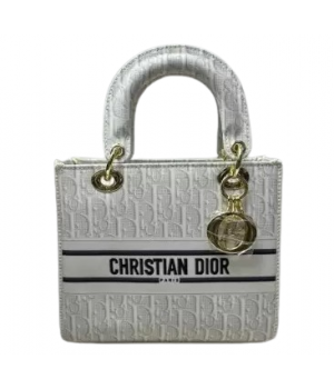 Сумка Christian Dior Lady белая