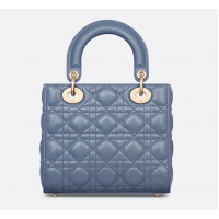 Сумка Christian Dior Lady ABCDior Cannage Denim Blue