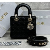 Сумка Christian Dior Lady ABCDior Cannage Black