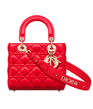 Сумка Christian Dior Lady ABCDior Cannage Bright Red