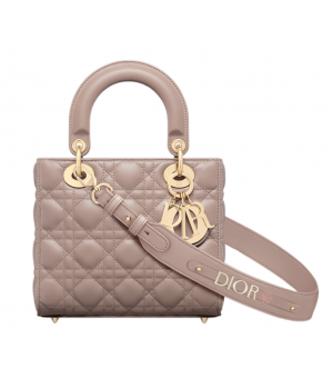 Сумка Christian Dior Lady ABCDior Cannage Warm Taupe